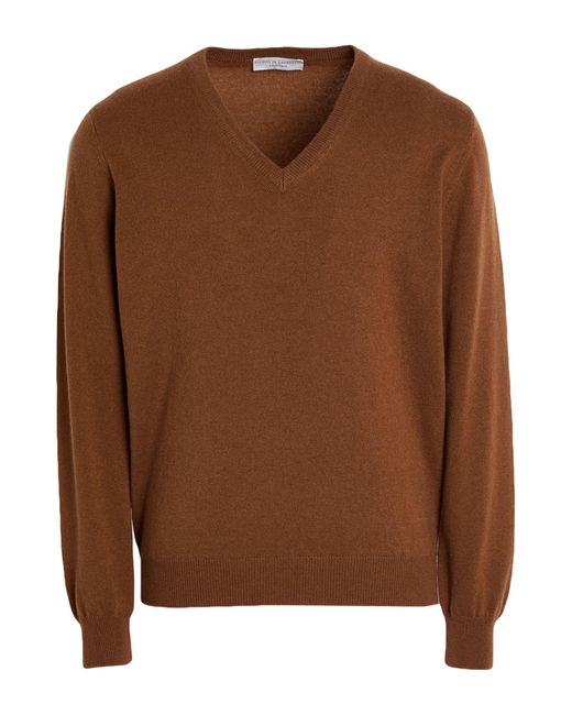 FILIPPO DE LAURENTIIS Brown Sweater Cashmere for men