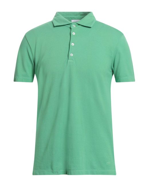 Malo Green Light Polo Shirt Cotton for men