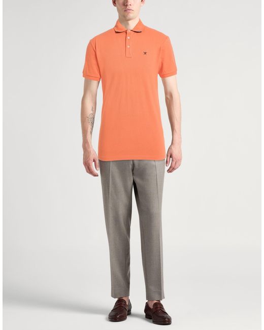 Hackett Orange Polo Shirts for men