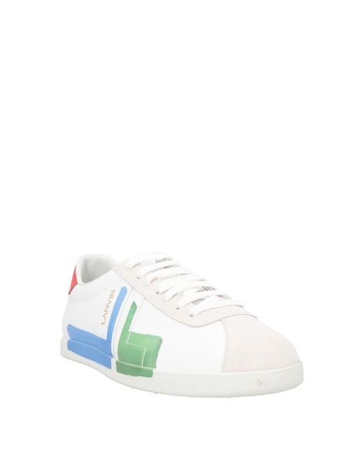 Lanvin Green Sneakers Calfskin for men