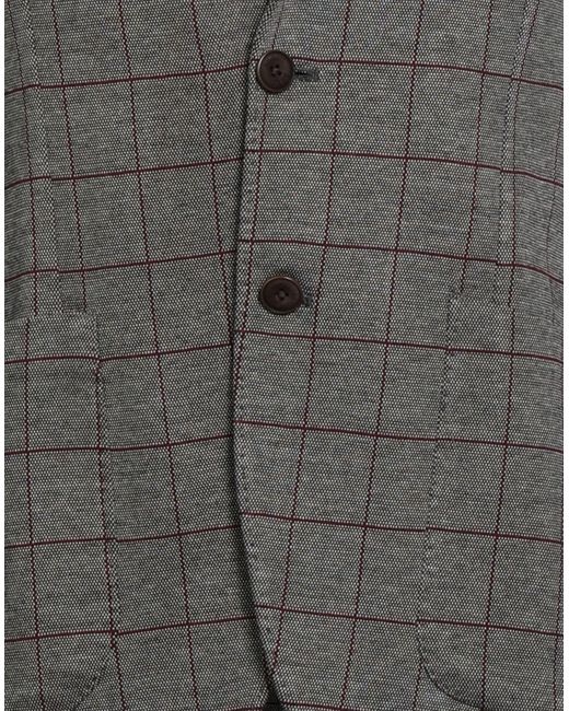 Barbati Gray Blazer Viscose, Polyester, Elastane for men