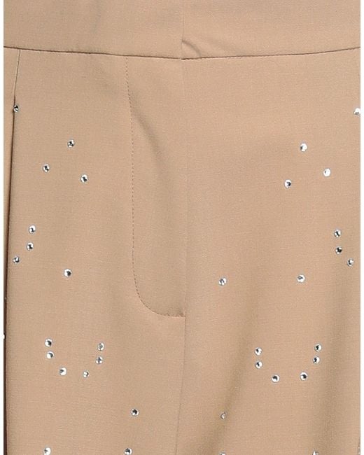 Alysi Natural Chocolat Sand Pants Polyester, Virgin Wool, Elastane