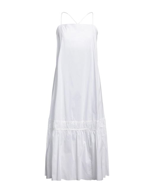 Liviana Conti White Midi Dress