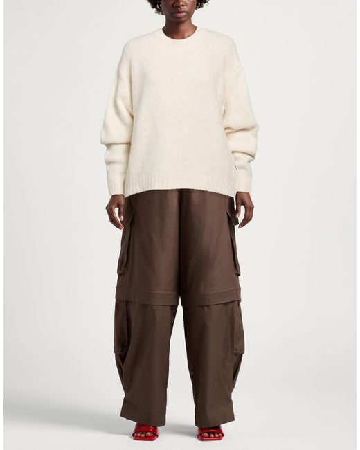 Berna White Sweater Wool, Viscose, Acrylic, Polyamide