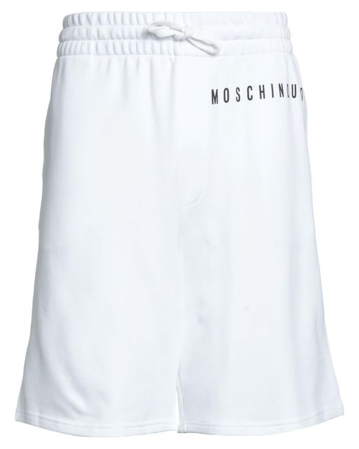 Moschino White Shorts & Bermuda Shorts for men