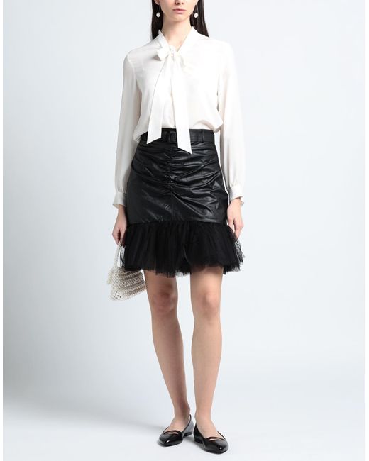 BROGNANO Black Mini Skirt