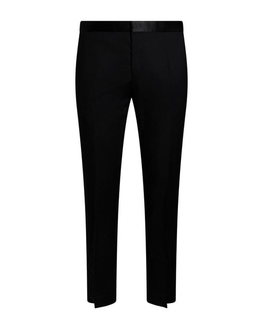 Tommy Hilfiger Black Pants Virgin Wool for men