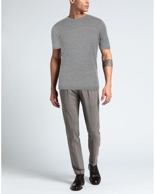 Kangra Gray Light Sweater Linen for men