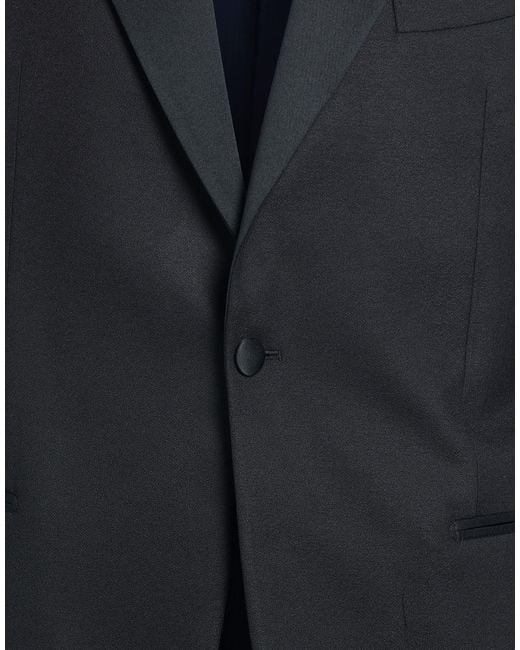 Lardini Blue Suit Wool, Elastane for men