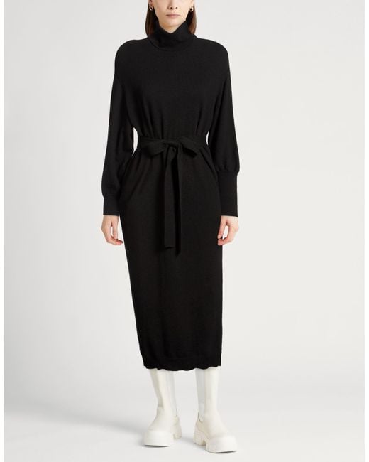 Ottod'Ame Black Midi Dress