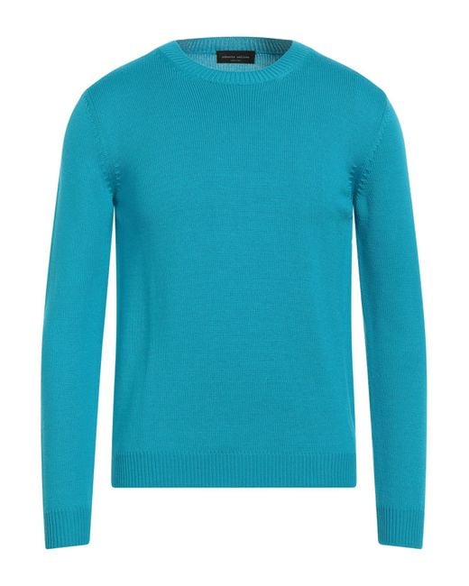 Pullover di Roberto Collina in Blue da Uomo