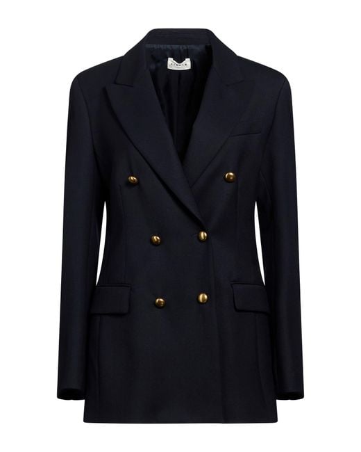 P.A.R.O.S.H. Blue P.A.R.O..H. Blazer Virgin Wool, Elastane