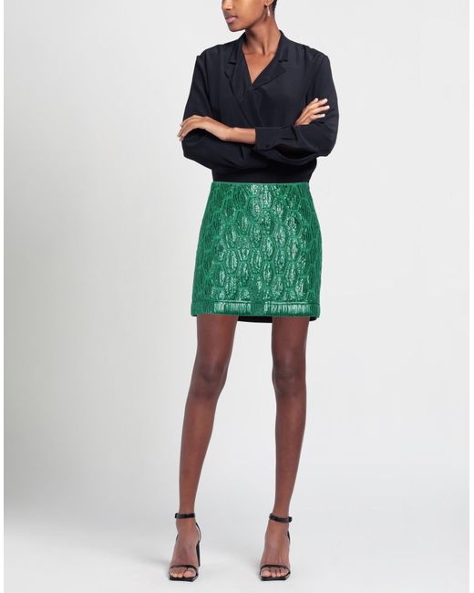 Aviu Green Mini Skirt