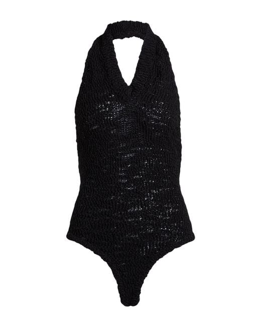 Alexandre Vauthier Black Bodysuit