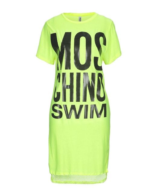 Moschino Green Cover-Up Polyester, Polyamide
