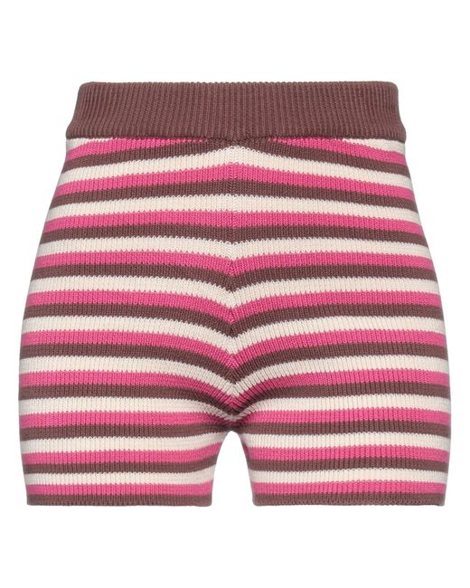 Kontatto Red Shorts & Bermuda Shorts Cotton
