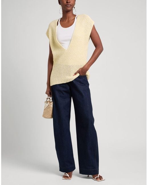 Fabiana Filippi Natural Sweater Cotton, Nylon, Linen, Polyester