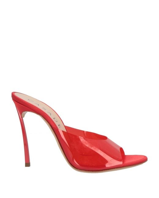 Casadei Red Sandals