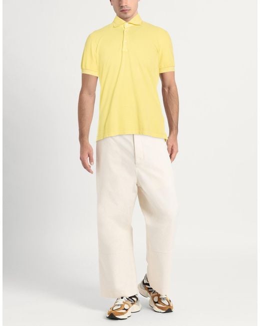 Sonrisa Yellow Polo Shirts for men