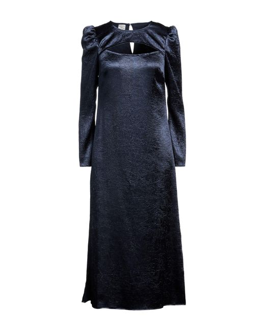 Baum und Pferdgarten Blue Midi-Kleid
