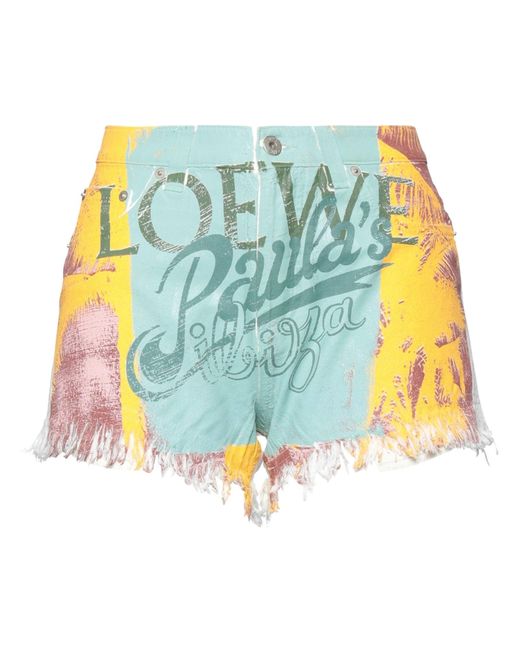 Loewe Blue Denim Shorts