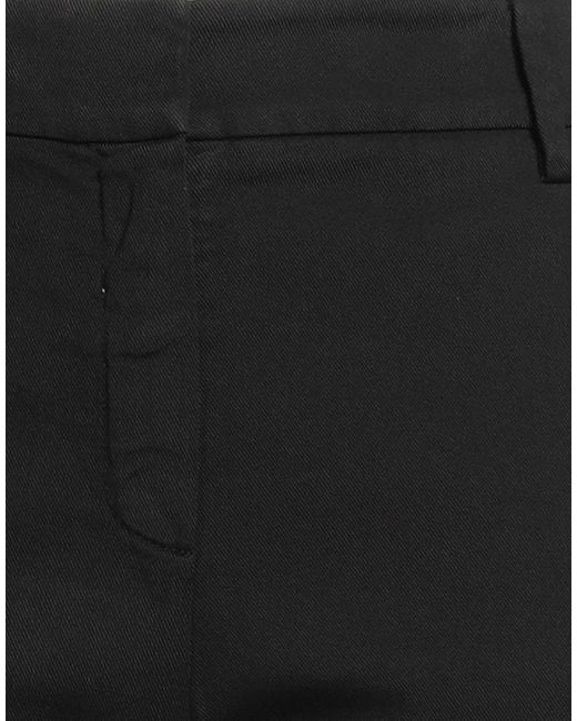 True Royal Black Pants Cotton, Elastane