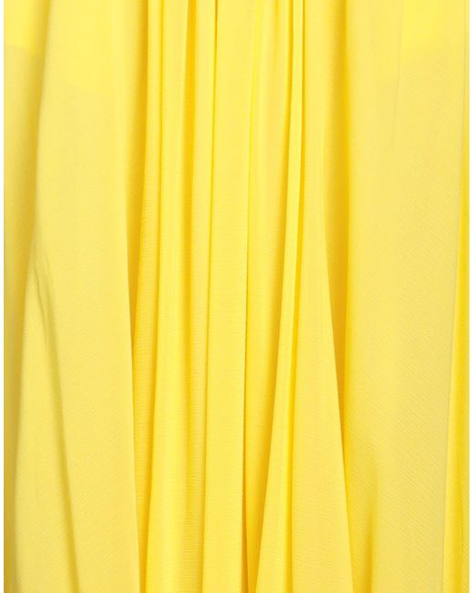 Trussardi Yellow Midi Dress