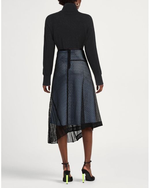 Momoní Black Charcoal Turtleneck Polyamide, Alpaca Wool, Wool, Viscose