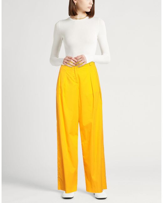 Jucca Yellow Pants Cotton