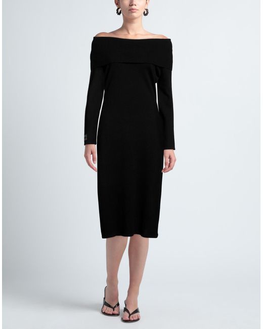 Blugirl Blumarine Black Midi Dress