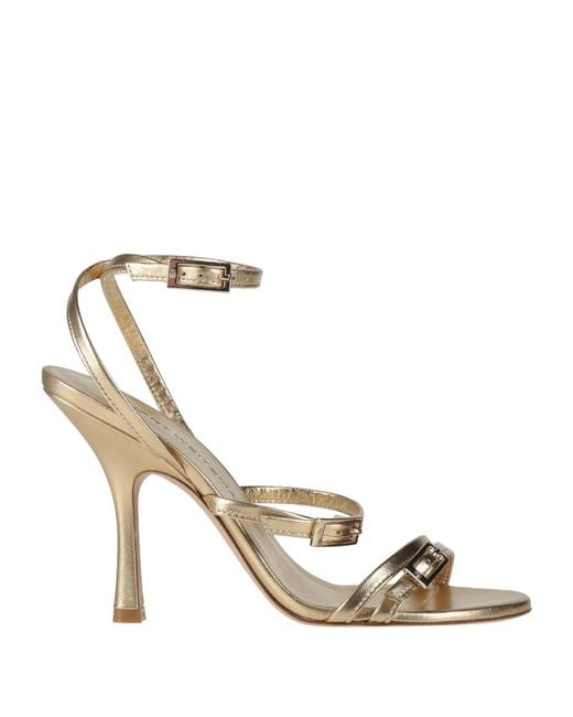 Stuart Weitzman Metallic Sandale