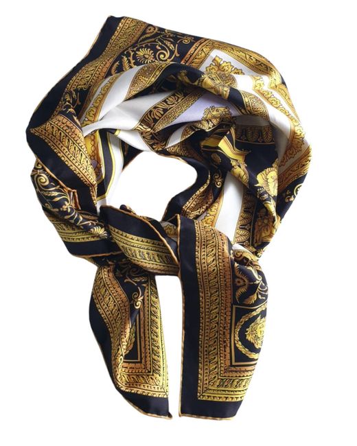 Bufanda Versace de color Metallic