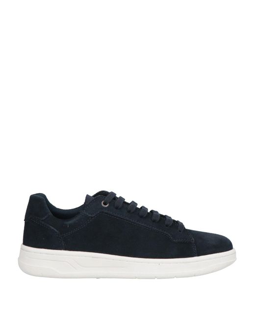 Geox Blue Sneakers Leather for men