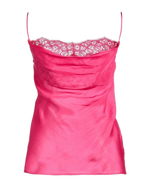 Alberta Ferretti Pink Top Silk