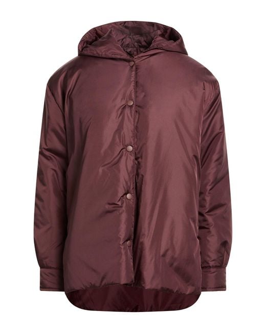 Aspesi Purple Burgundy Jacket Polyamide