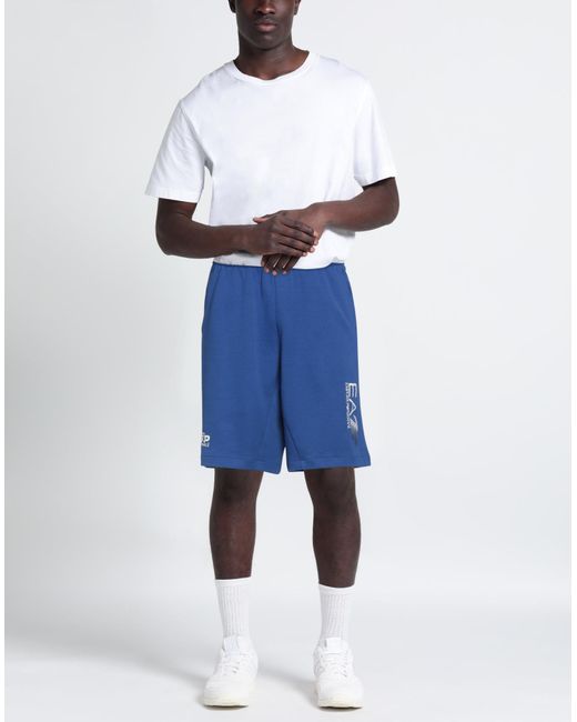 EA7 Blue Shorts & Bermuda Shorts for men