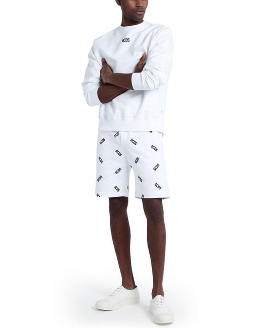 Gcds White Sweatshirt for men