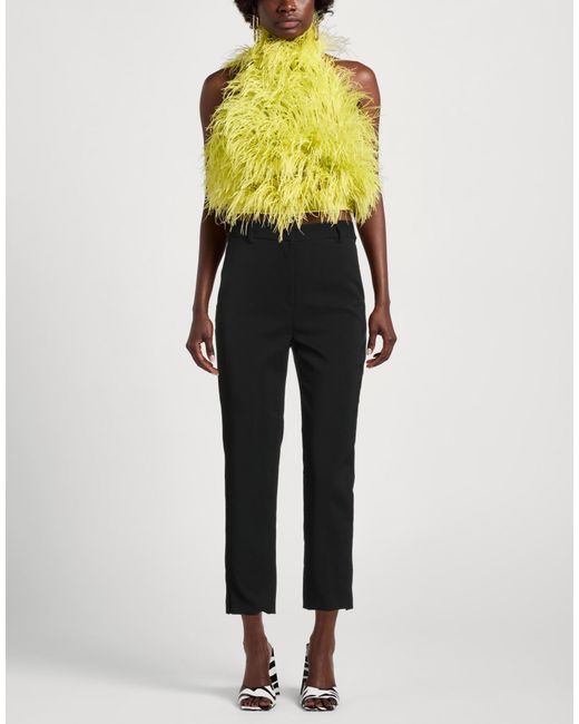 Hanita Black Pants Polyester, Elastane