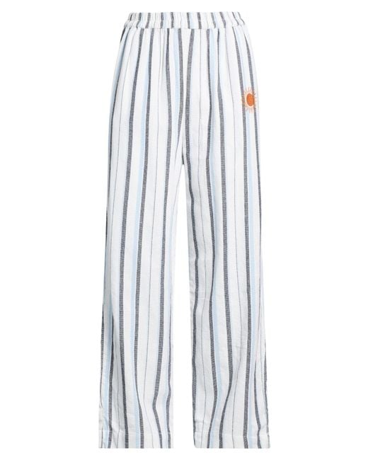 ARIZONA LOVE White Ivory Pants Cotton