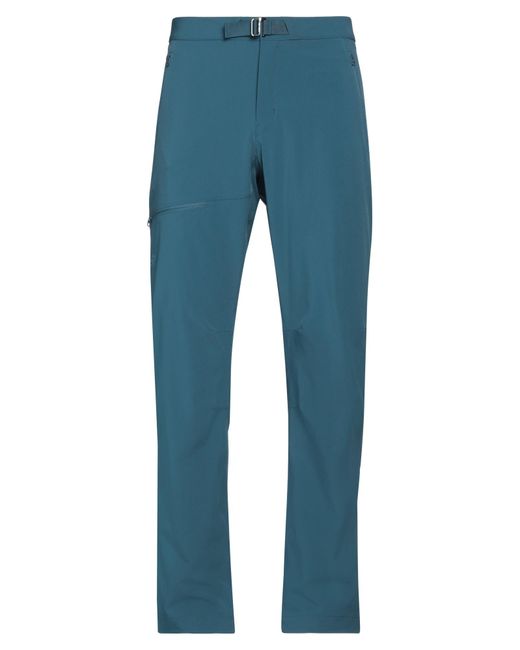 Arc'teryx Blue Pants Nylon, Elastane for men