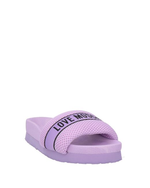 Love Moschino Purple Sandals