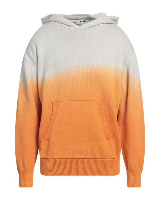 MSGM Orange Jumper for men