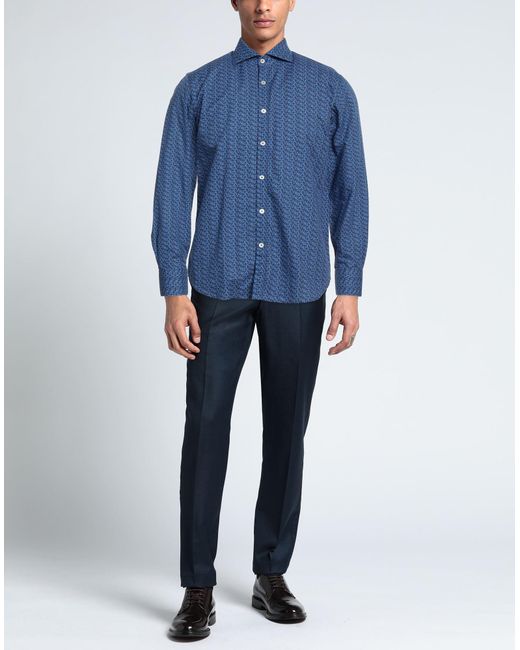 Canali Blue Shirt for men