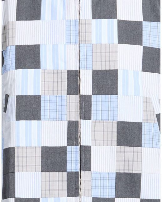 Thom Browne Blue Jacket Cotton, Polyester for men