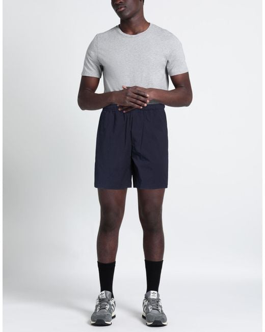 GOLDEN CRAFT 1957 Blue Midnight Shorts & Bermuda Shorts Cotton, Elastane for men