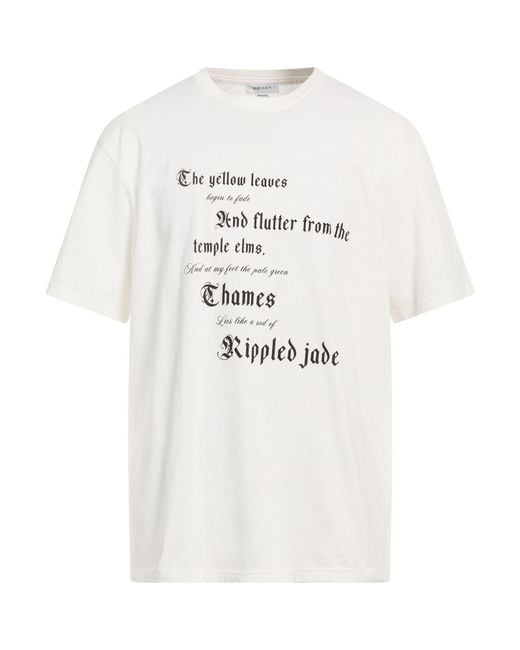 McQueen White T-Shirts for men