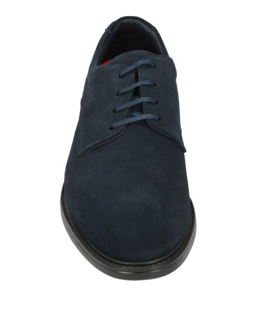 Callaghan Blue Adaptaction Midnight Lace-Up Shoes Leather