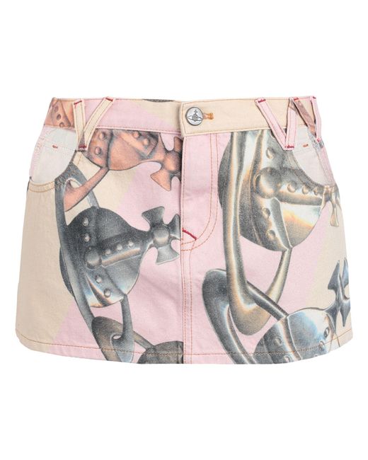 Vivienne Westwood Pink Denim Skirt