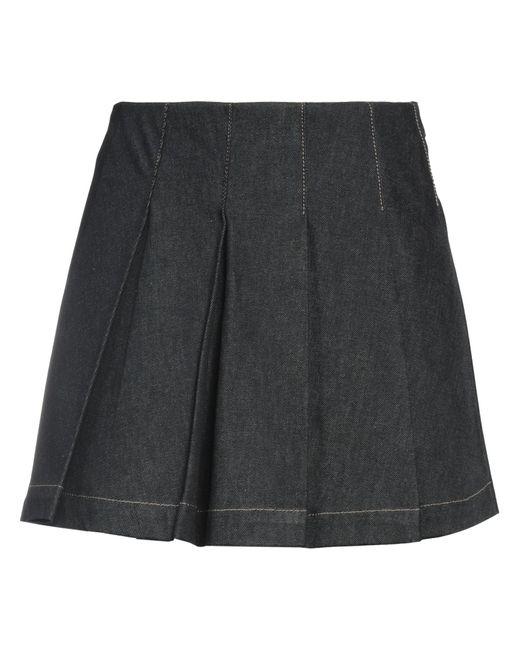 REMAIN STUDIO Black Denim Skirt