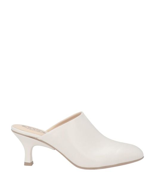 Tod's White Mules & Clogs